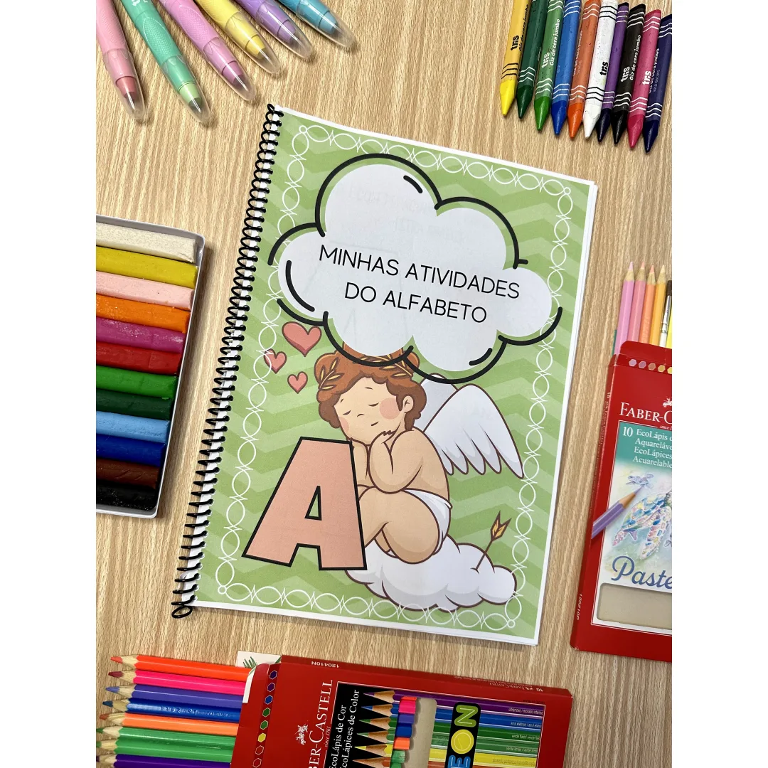 Apostila Minhas Atividades do Alfabeto — 26 Páginas para 4 a 5 Anos