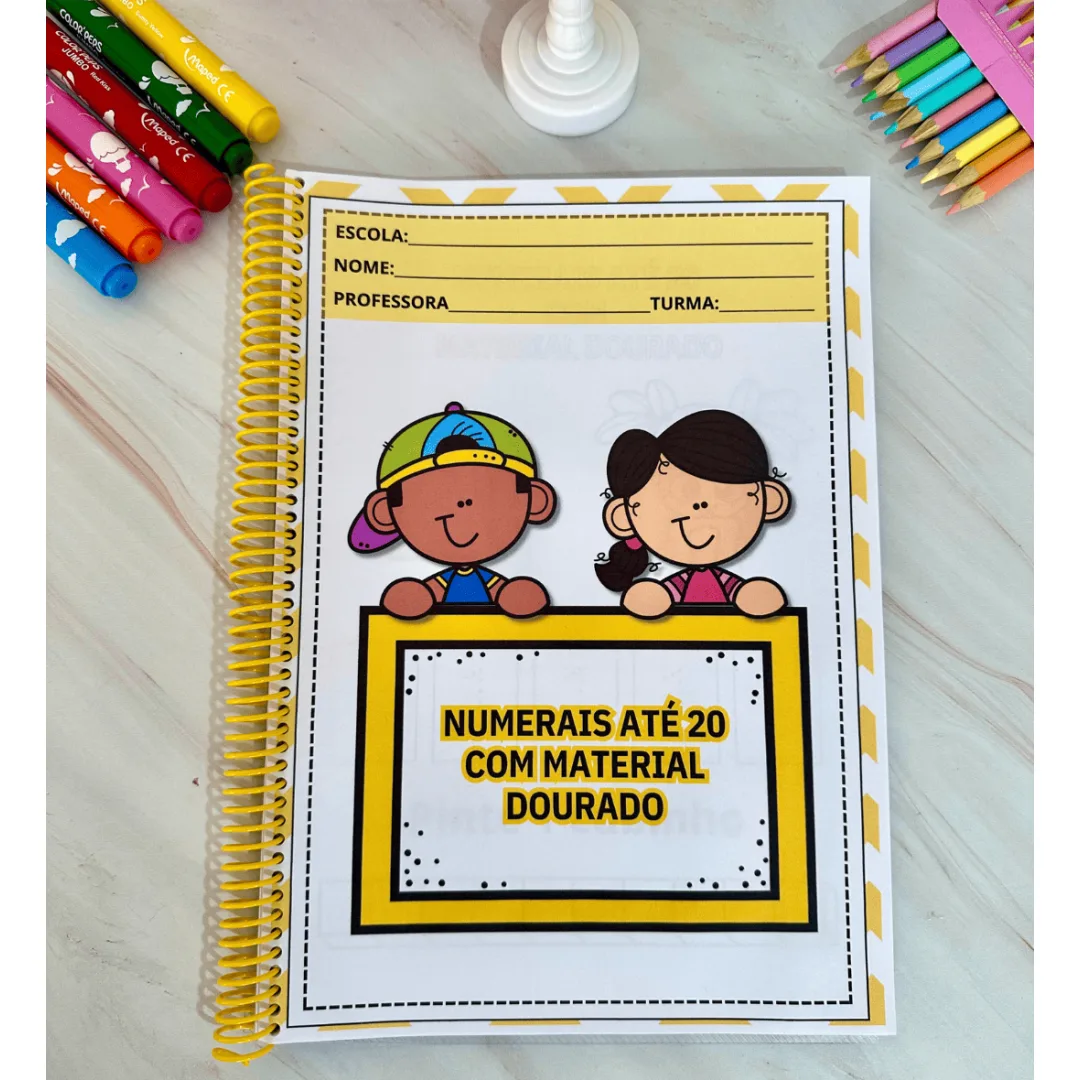 Apostila: Numerais até 20 com Material Dourado