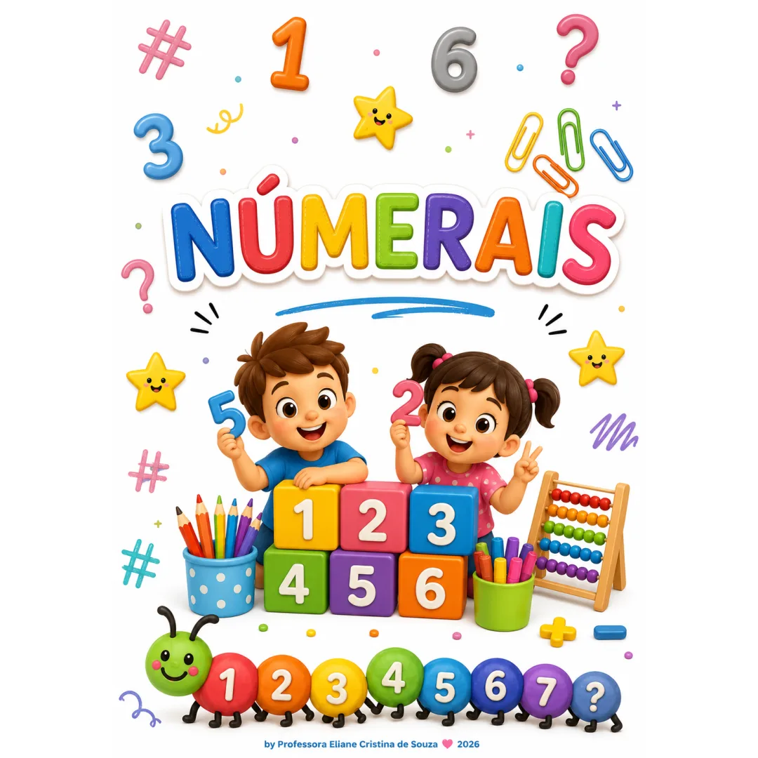 APOSTILA NÚMEROS DE 1 A 50 – EDUCAÇÃO INFANTIL – PDF