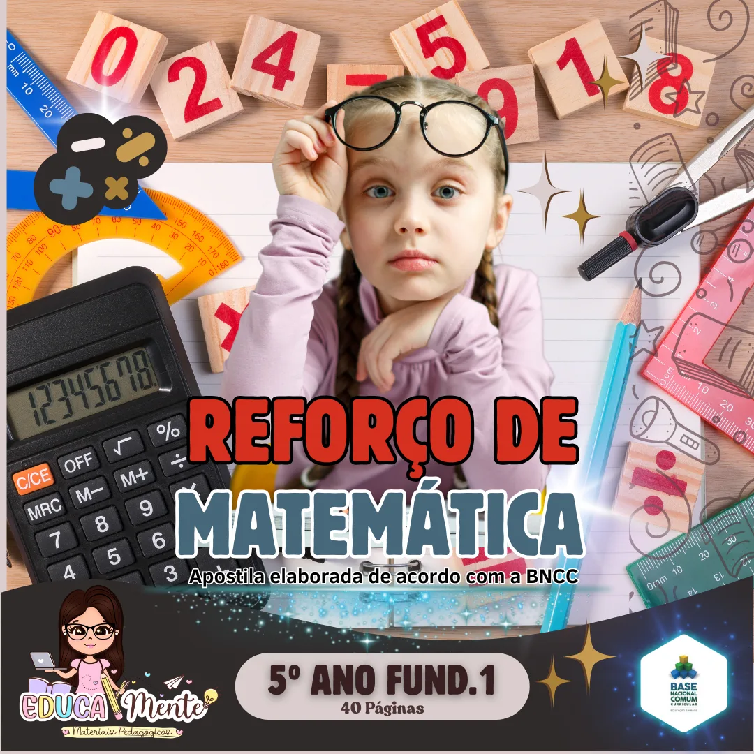 ⭐ APOSTILA REFORÇO DE MATEMÁTICA 5° ANO ⭐