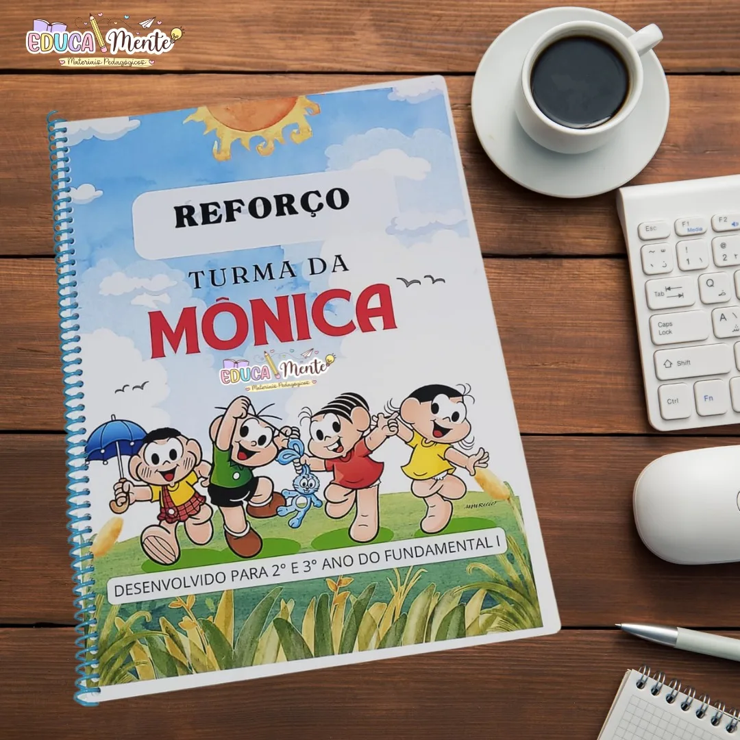 ❤️💛 APOSTILA REFORÇO MULTIDISCIPLINAR 2° E 3° ANO TURMA DA MÔNICA 💛❤️