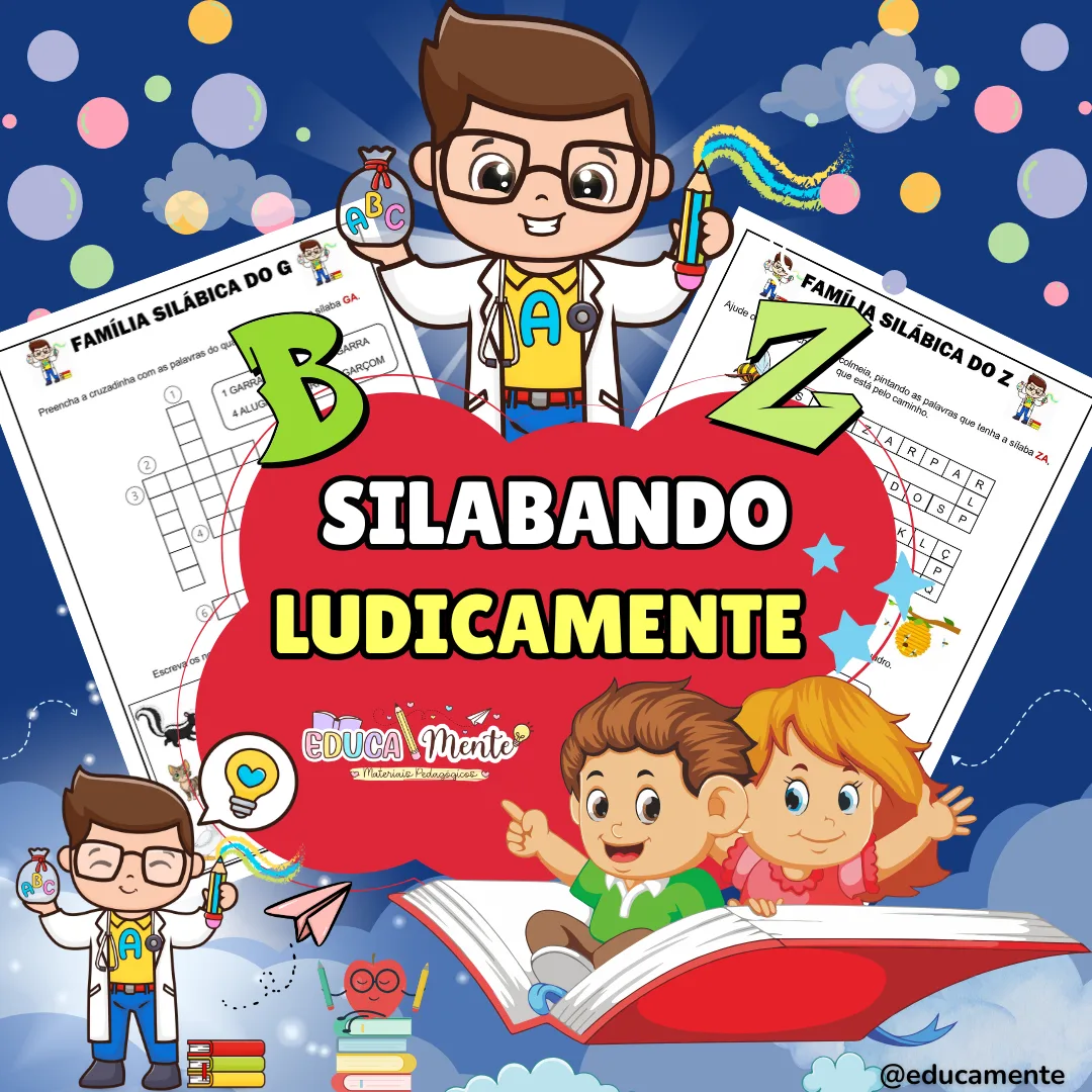 🌟 APOSTILA SILABANDO LUDICAMENTE! 🌟