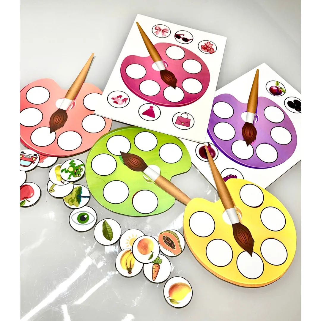 AQUARELA DAS CORES Separar, associar e aprender cores de forma concreta e divertida