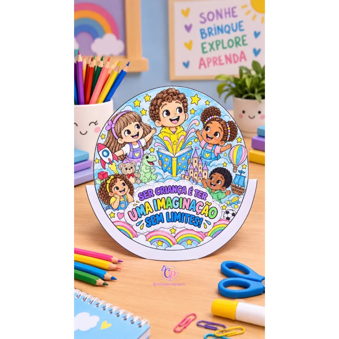 Atividade 3D Dia das Crianças - Educação Infantil em pdf
