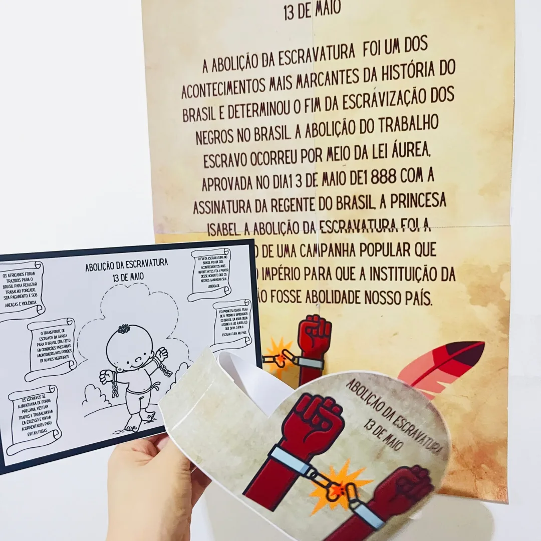 ATIVIDADE ABOLIÇÃO DA ESCRAVATURA