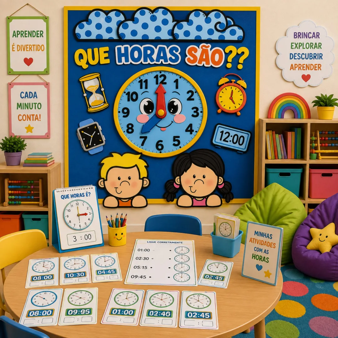 ATIVIDADE - APRENDENDO AS HORAS
