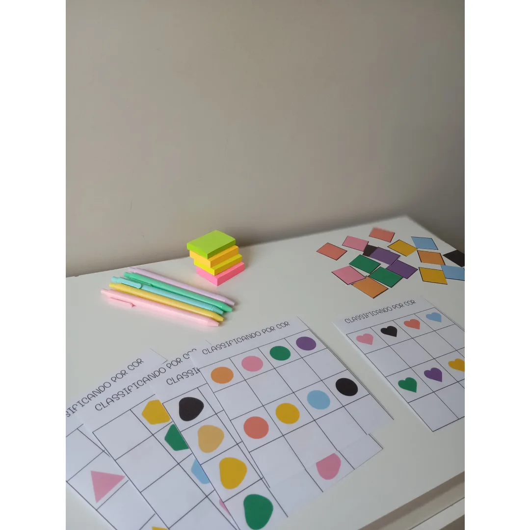 Atividade: Classificando por Cor - Educação Infantil - PDF