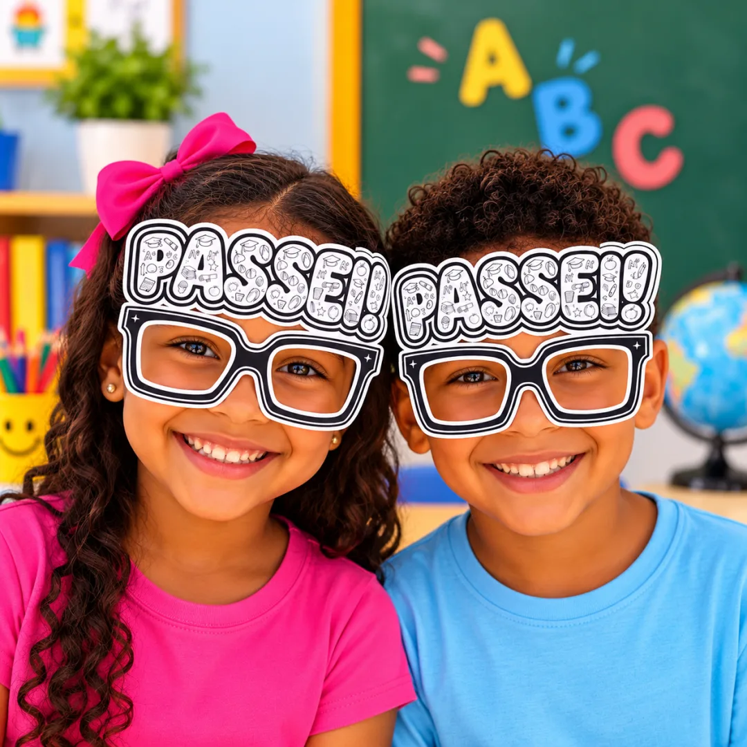 Atividade Criativa: Óculos para Pintar - Educação Infantil - PDF