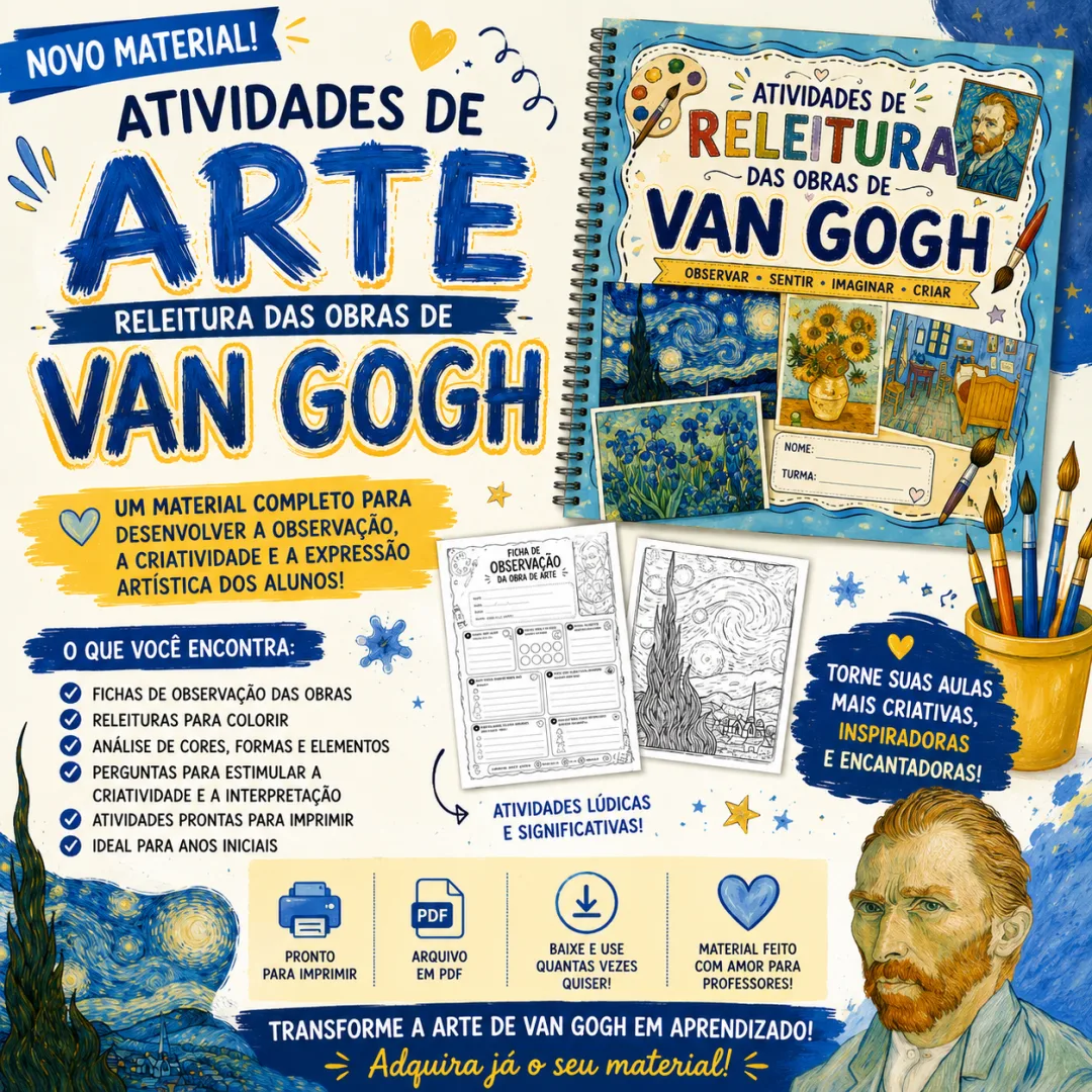 Atividade de Artes - Releitura Van Gogh