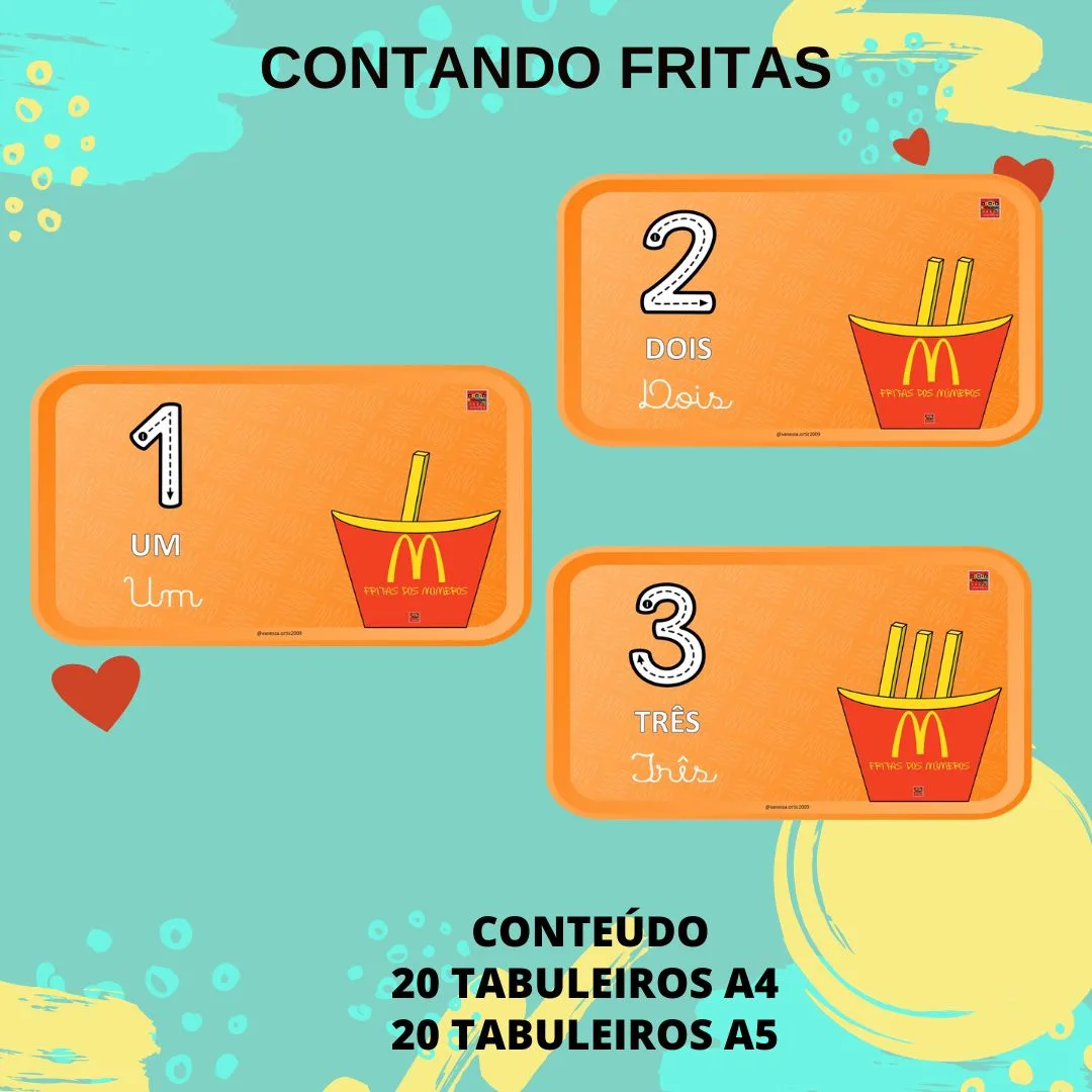 ATIVIDADE DE CONTAGEM: CONTANDO FRITAS