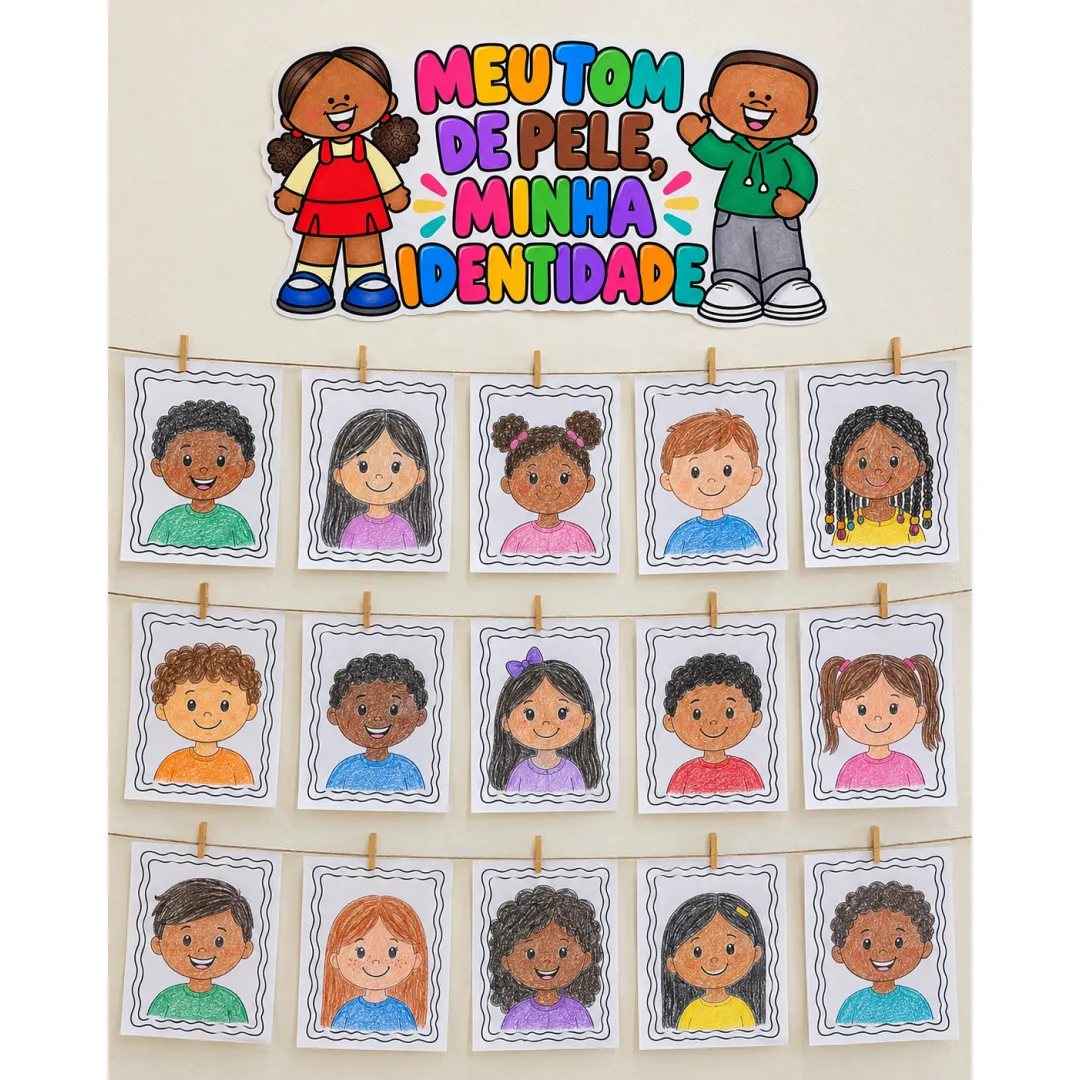 Atividade Dia da Consciência Negra - Educação Infantil - PDF 9 Páginas