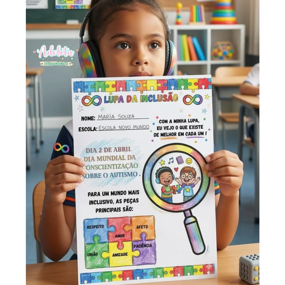 Atividade Dia da Conscientização do Autismo