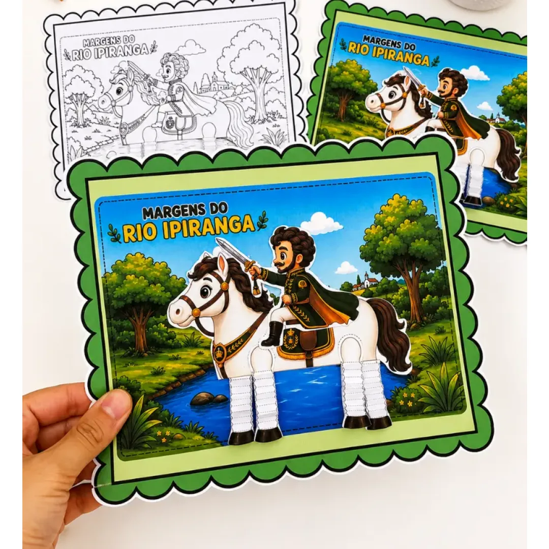 Atividade Dom Pedro e Seu Cavalo | 7 de Setembro - Independência