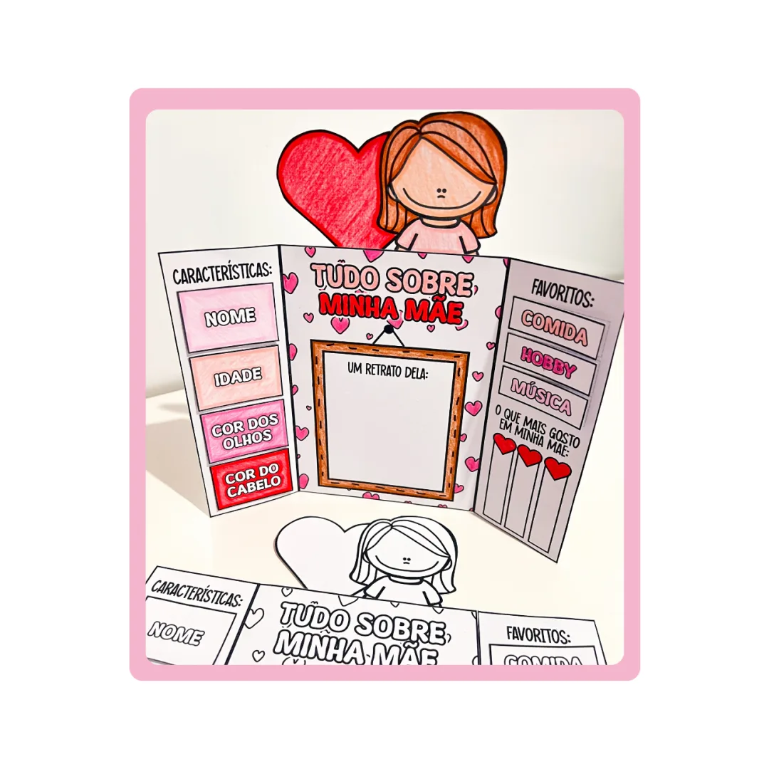 ATIVIDADE INTERATIVA DIA DAS MÃES - LAPBOOK