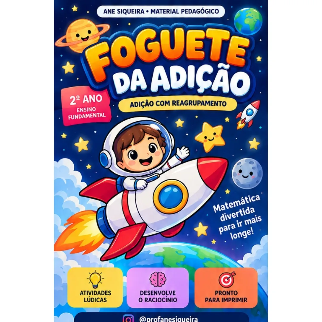 Atividade Lúdica de Adição com Reagrupamento - 3º ano - Matemática - PDF