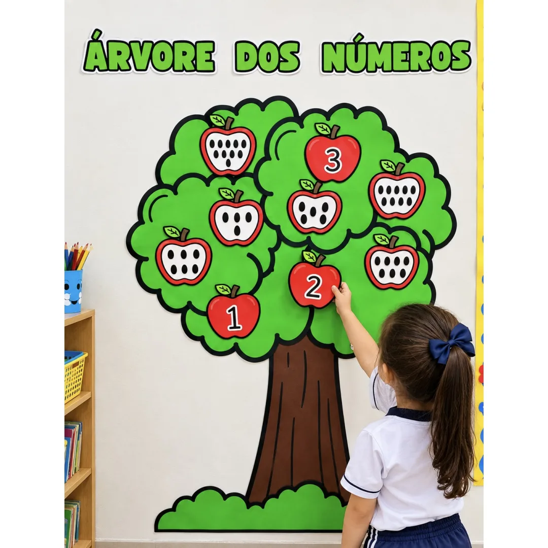 Árvore dos Números e Quantidades - Educação Infantil - PDF