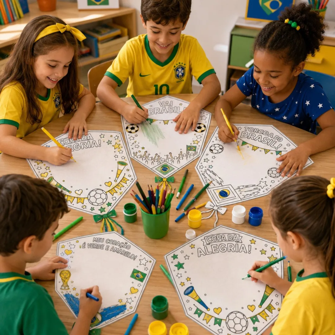 ATIVIDADE MANUAL / ATIVIDADE DE ARTE: PIPAS DA COPA