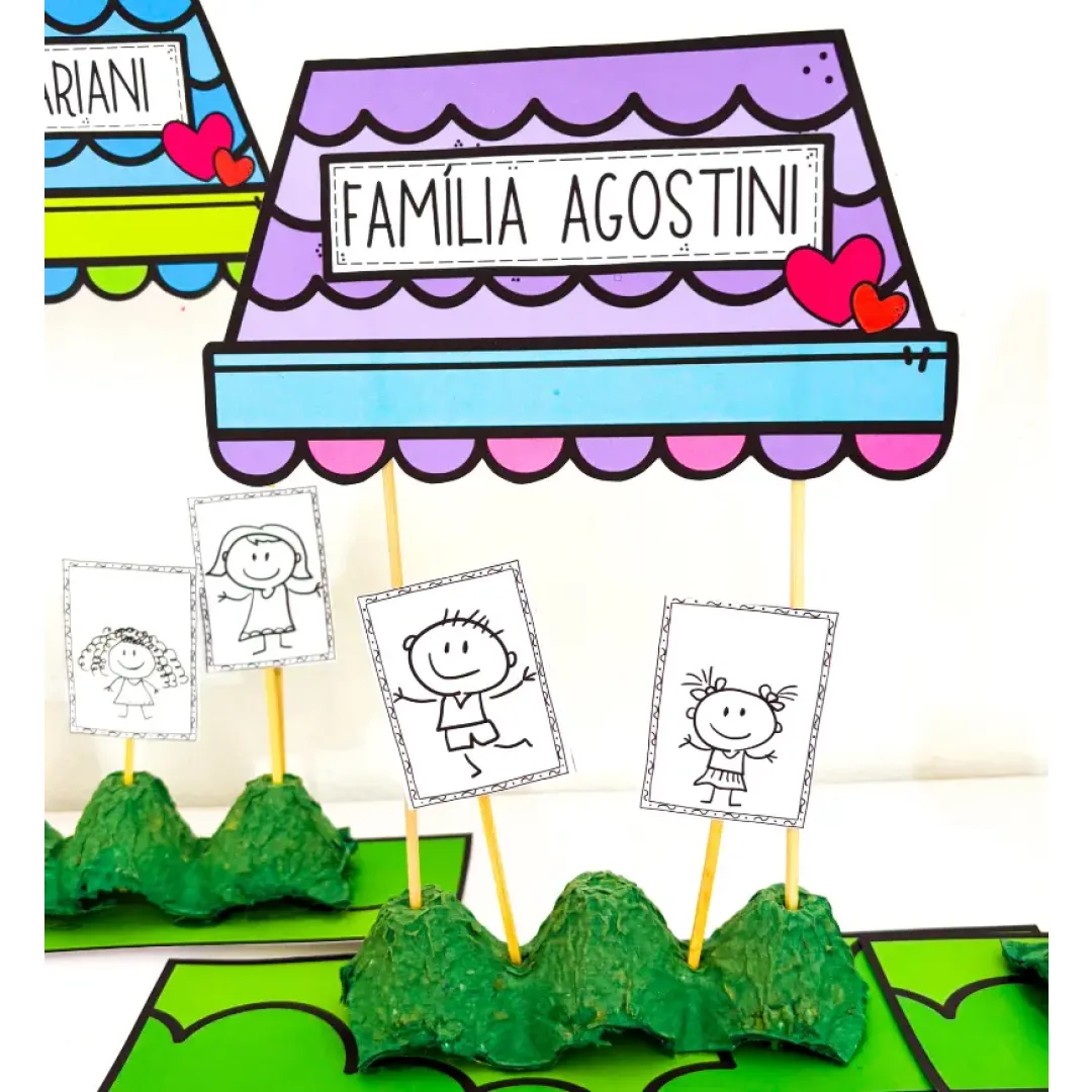 Atividade Minha Família - PDF para Educação Infantil e Anos Iniciais