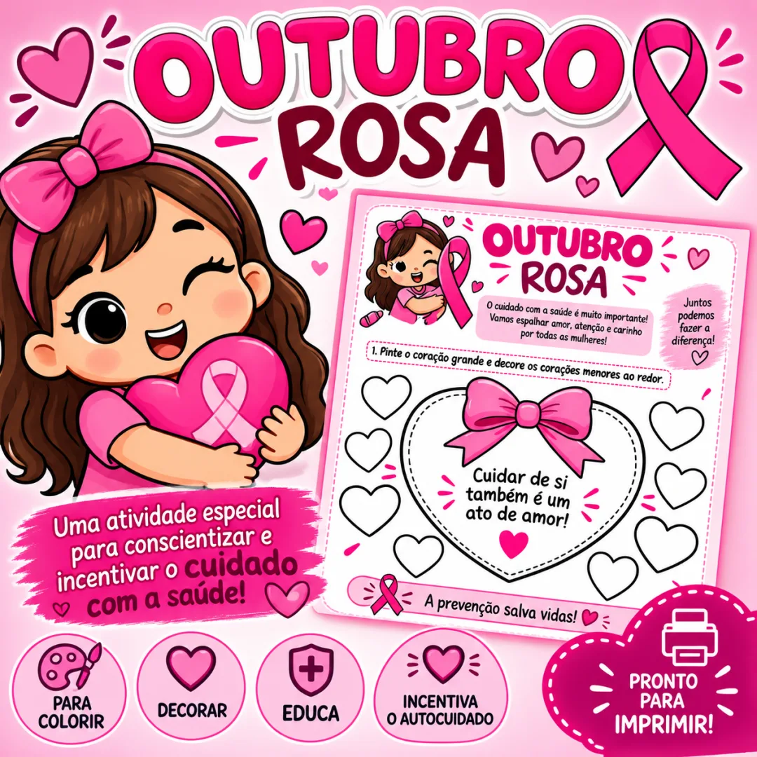 Atividade Outubro Rosa – Cuidar de Si Também É Amor PDF