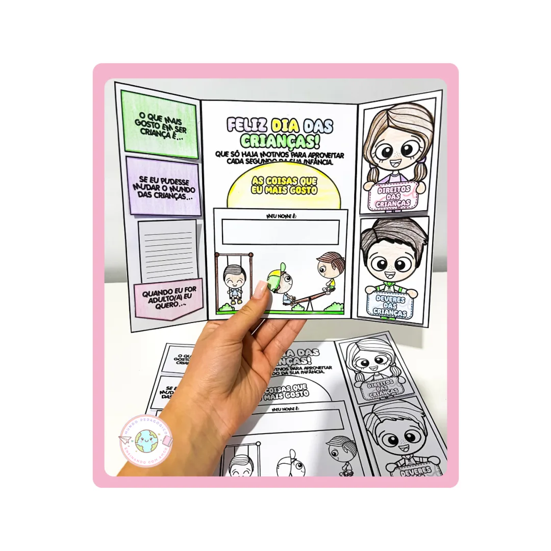 ATIVIDADE PARA COLORIR DIA DAS CRIANÇAS