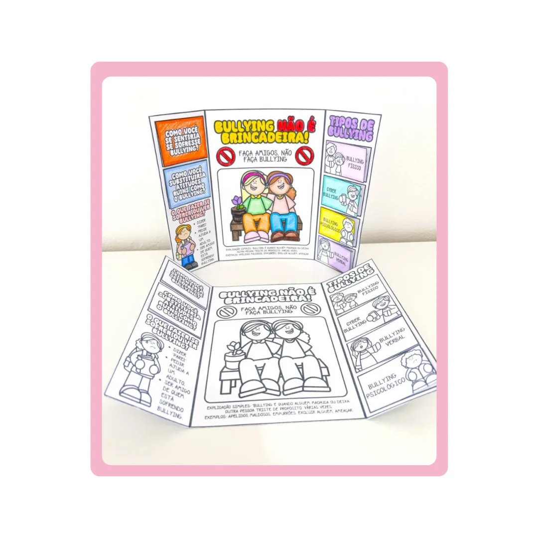 ATIVIDADE SOBRE BULLYING - Lapbook
