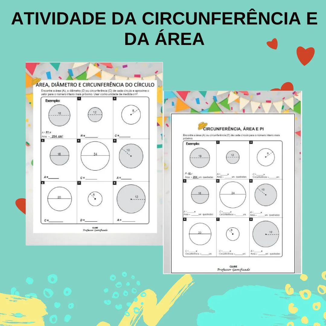 ATIVIDADE TEMÁTICA SOBRE CIRCUNFERÊNCIA: FESTA JUNINA