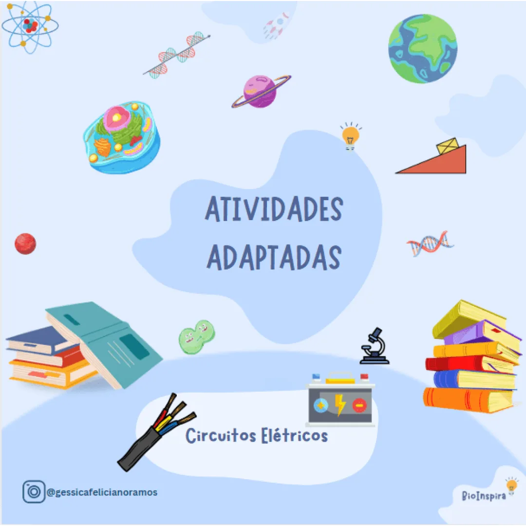 Atividades Adaptadas: Circuitos Elétricos | Ciências | Educação Especial | Ensino Fundamental
