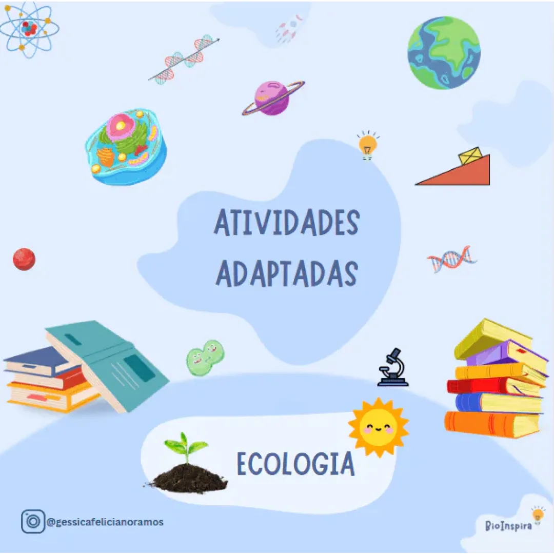 Atividades Adaptadas de Ecologia e Cadeia Alimentar (Educação Especial e AEE) 🌱🐇🦊
