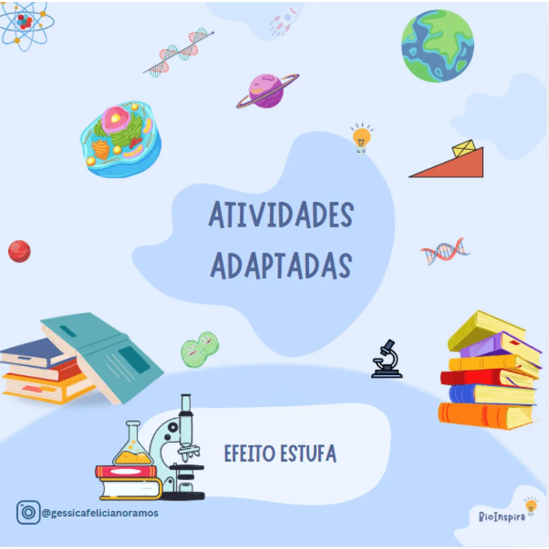 Atividades Adaptadas sobre Efeito Estufa e Aquecimento Global (Educação Especial e AEE) 🌎☀️