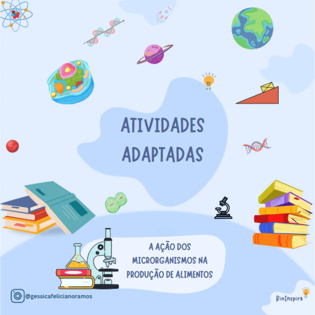 Atividades Adaptadas sobre Microrganismos na Produção de Alimentos (Educação Especial e AEE) 🦠🍞