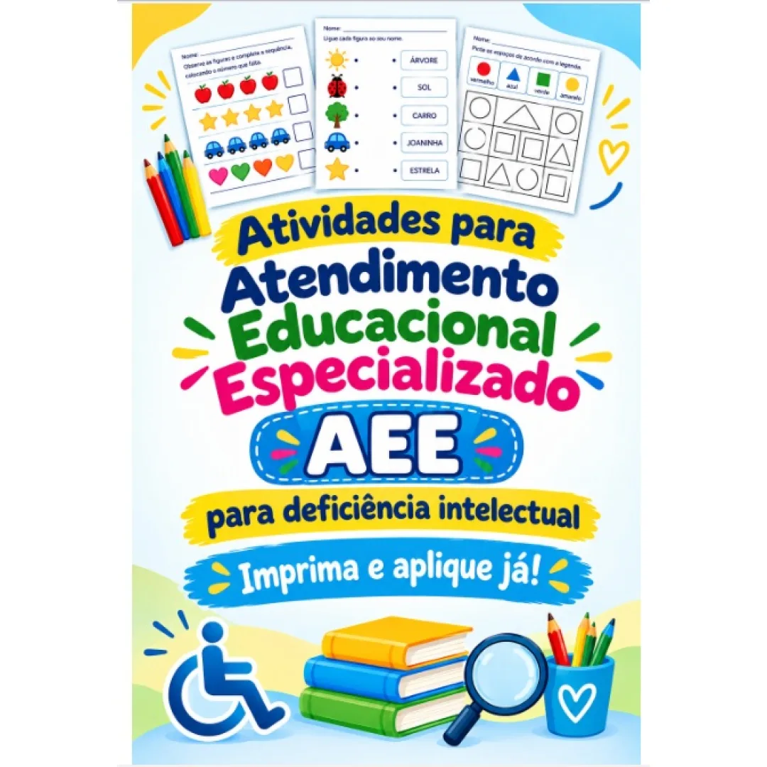 48 Atividades de AEE adaptadas para PcD