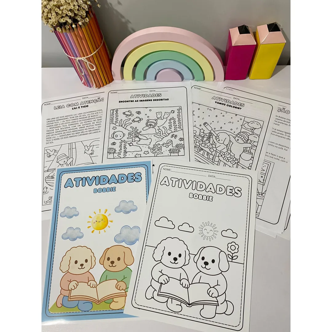 Atividades Bobbie — Leitura e Interpretação para Educação Infantil em PDF
