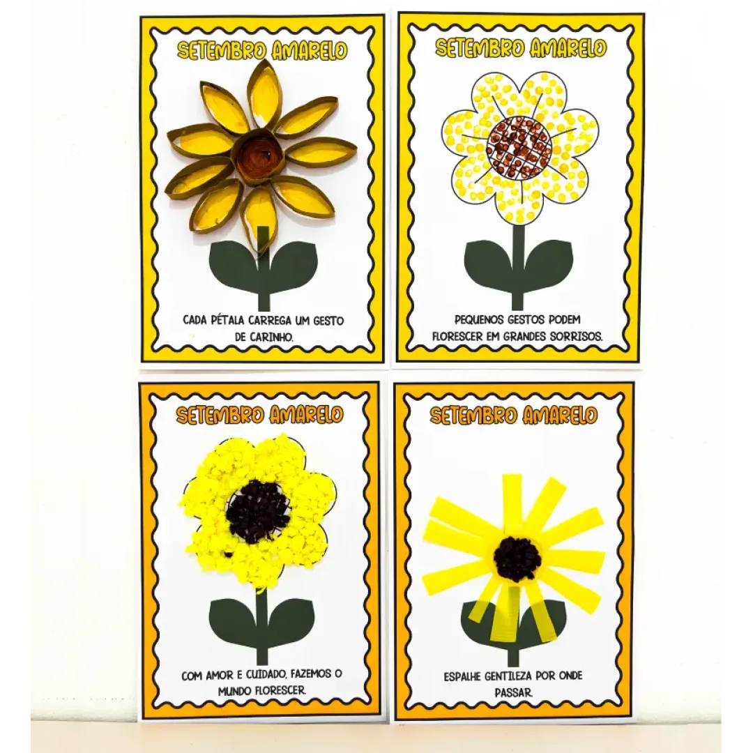 Atividades de Artes Setembro Amarelo