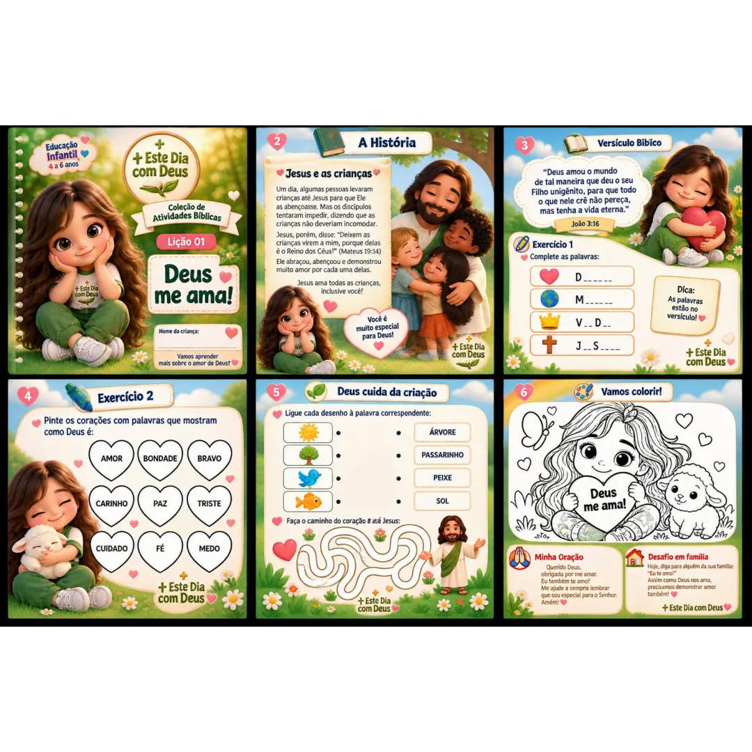 Atividades de Ensino Religioso - Educação Infantil - PDF