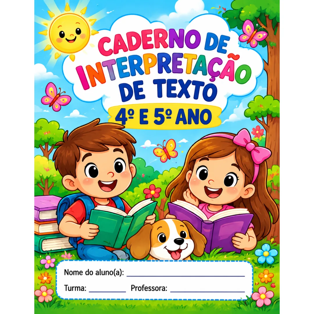 Atividades de Interpretação de Texto - 4 e 5 º Ano - Língua Portuguesa - PDF