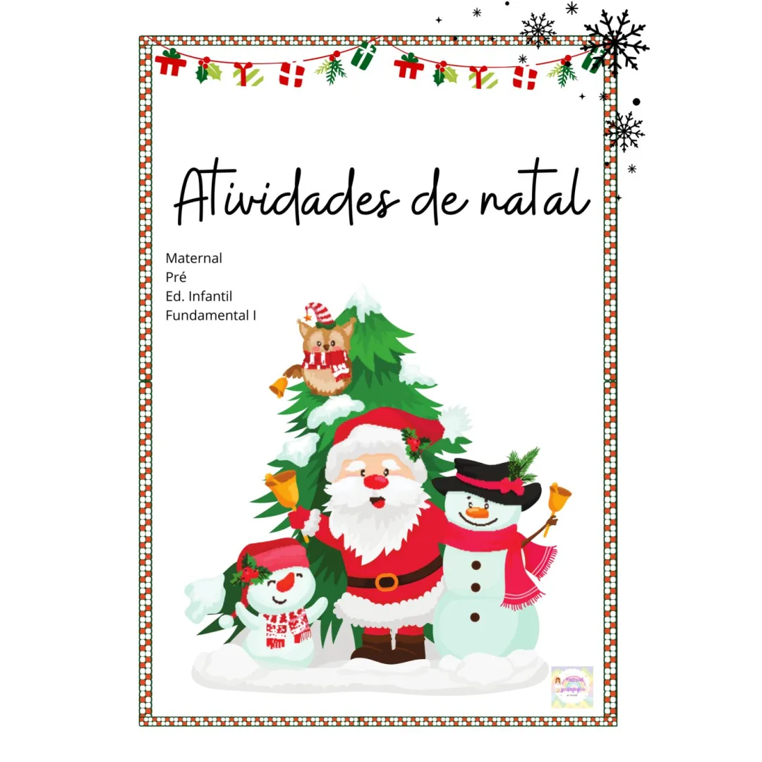 Atividades de Natal — Pronto para Imprimir