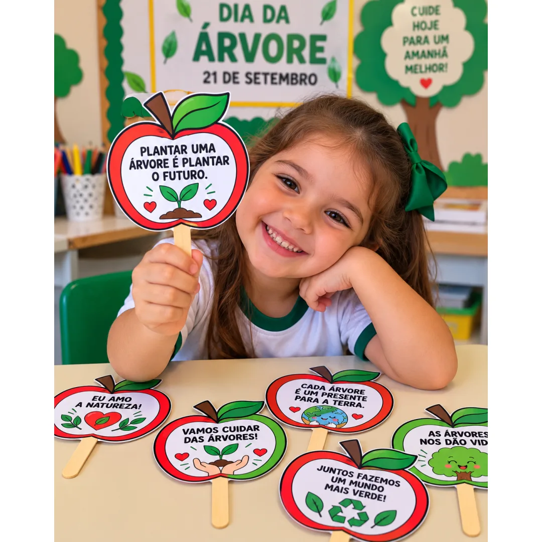 Atividades de Pintura - Dia da Árvore Educação Infantil PDF