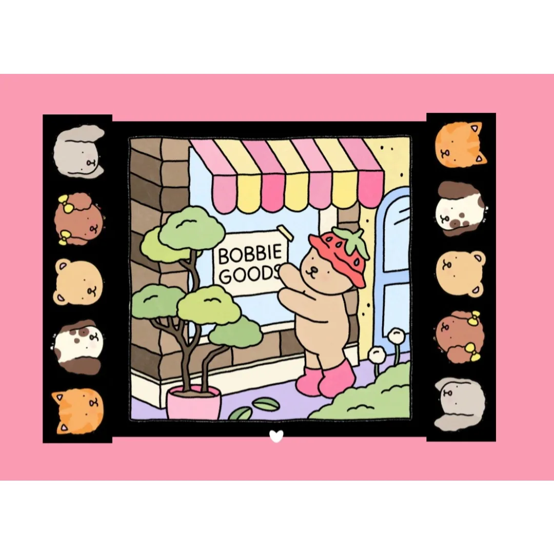 Livro do Bobbie Goods para pintar com 174 páginas 