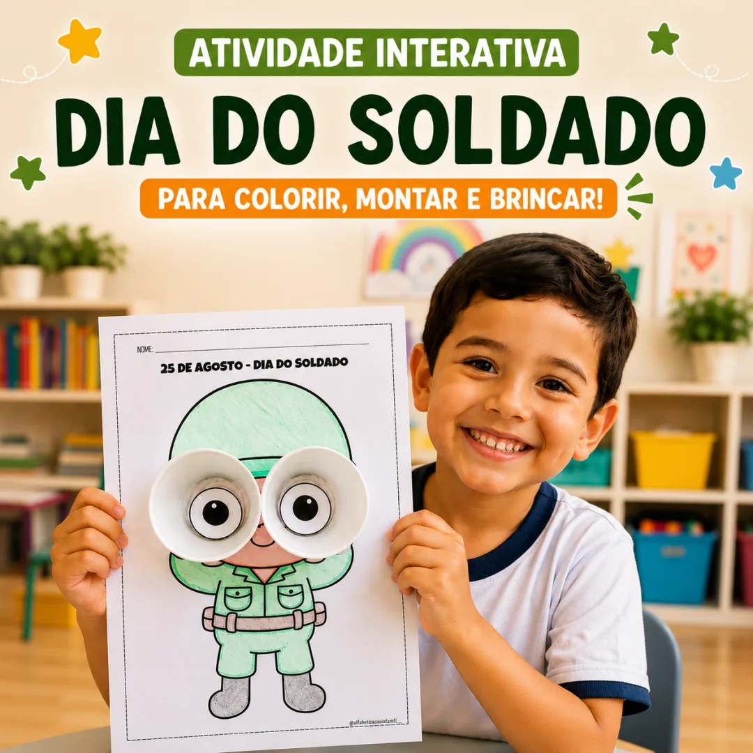Dia do Soldado - Atividades Lúdicas para Educação Infantil - PDF