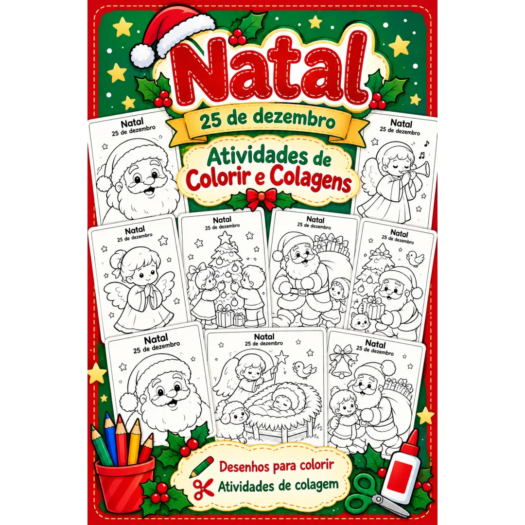 Atividades Ensino Fundamental Natal, cores e colagens.pdf
