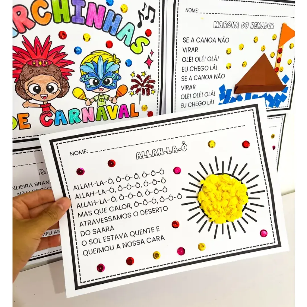 Atividades Marchinhas de Carnaval