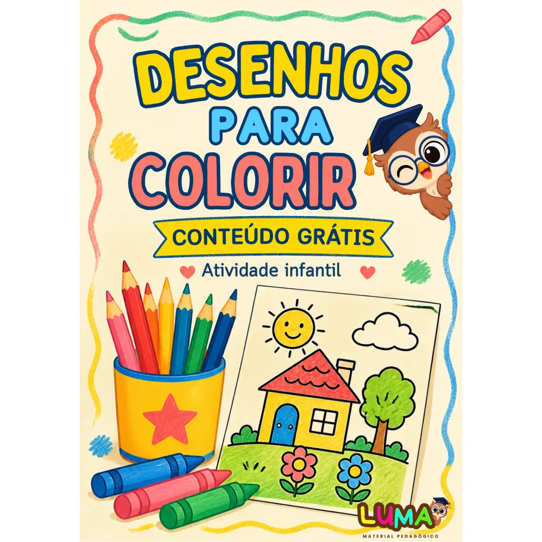Atividades para Colorir - Educação Infantil - PDF Imediato