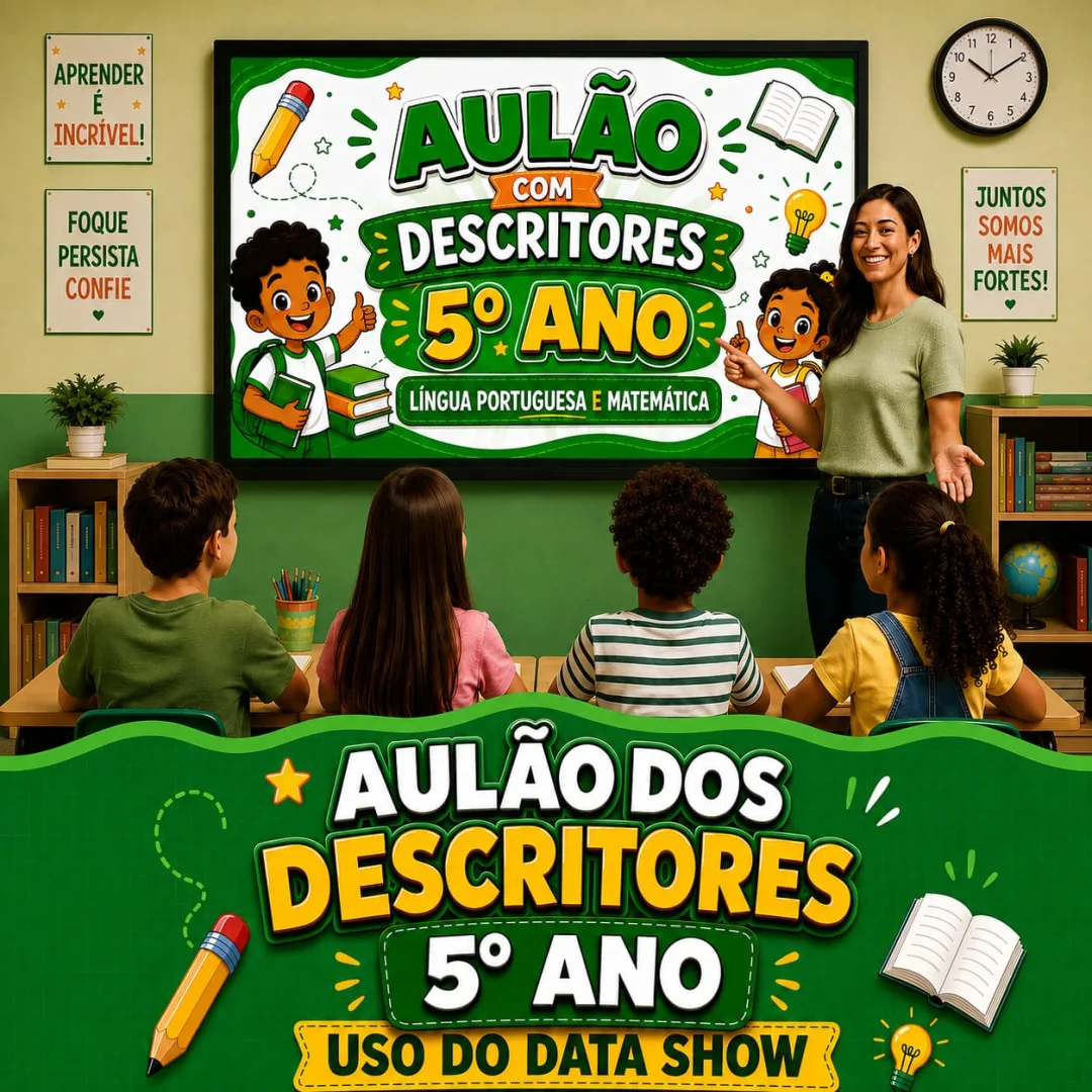 Aulão com Descritores Saeb - 5° ano Fundamental 