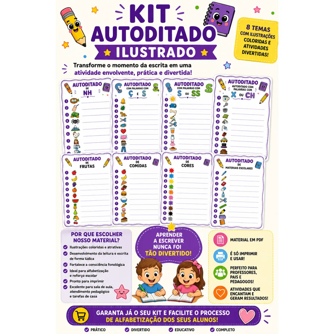 Auto Ditado Ilustrado