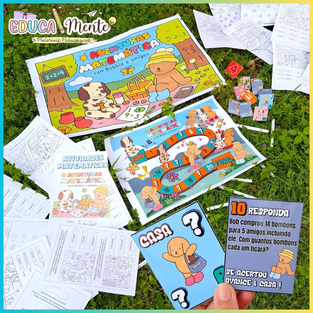 💛 AVENTURAS MATEMÁTICA COM BOBBIE E AMIGOS 🩵