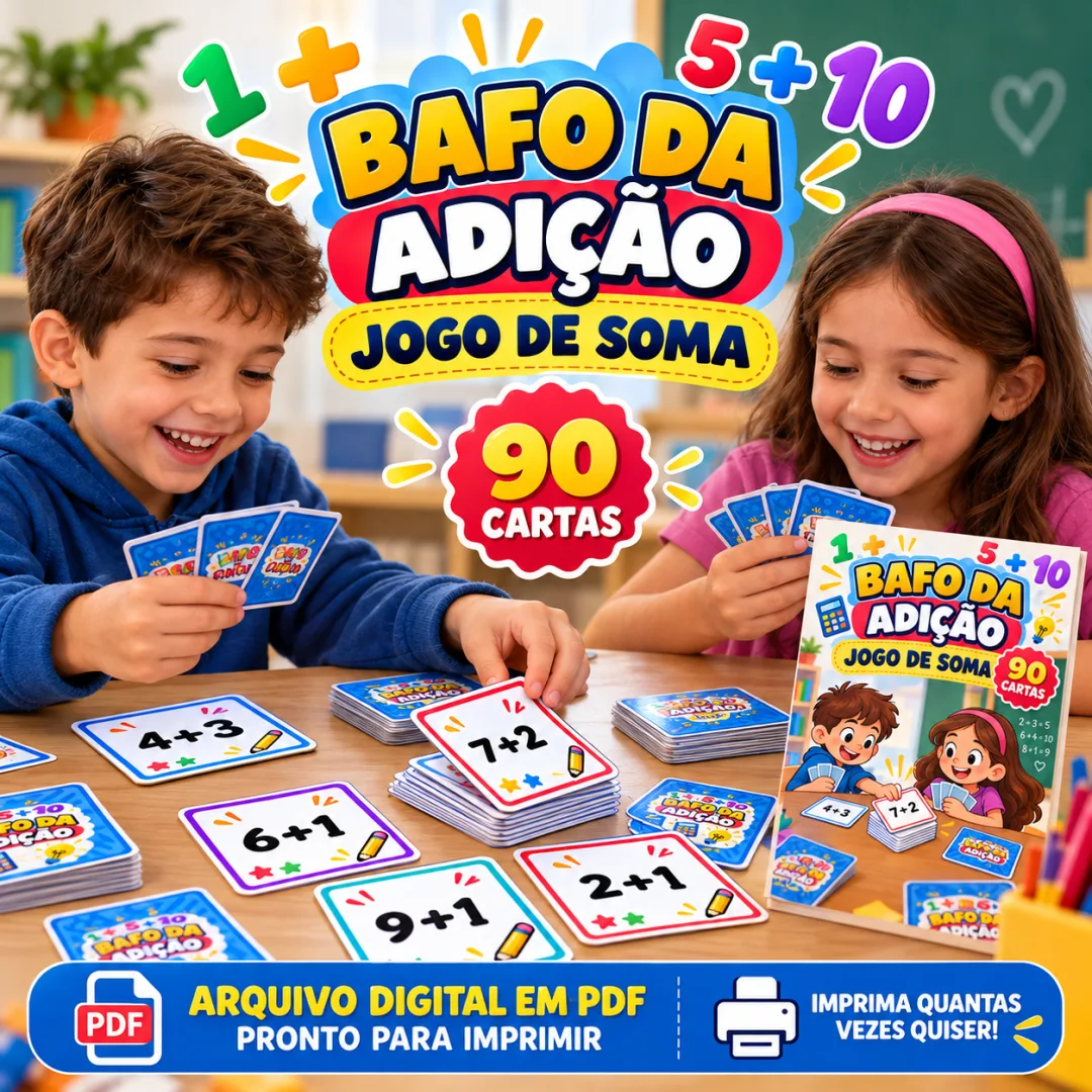 Bafo da Adição – Jogo de Soma em PDF