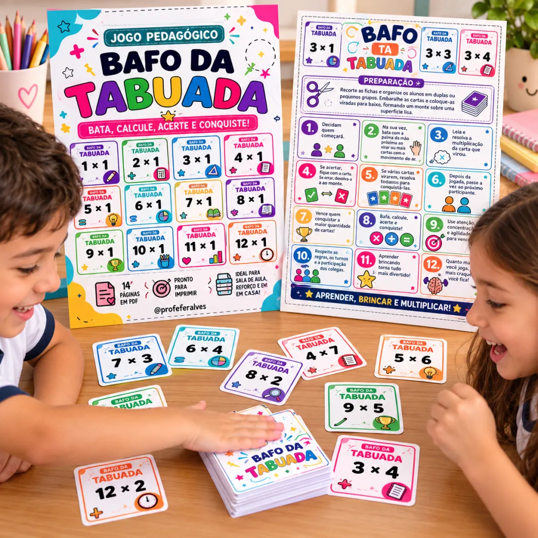 Bafo da Tabuada - 3º ano - PDF