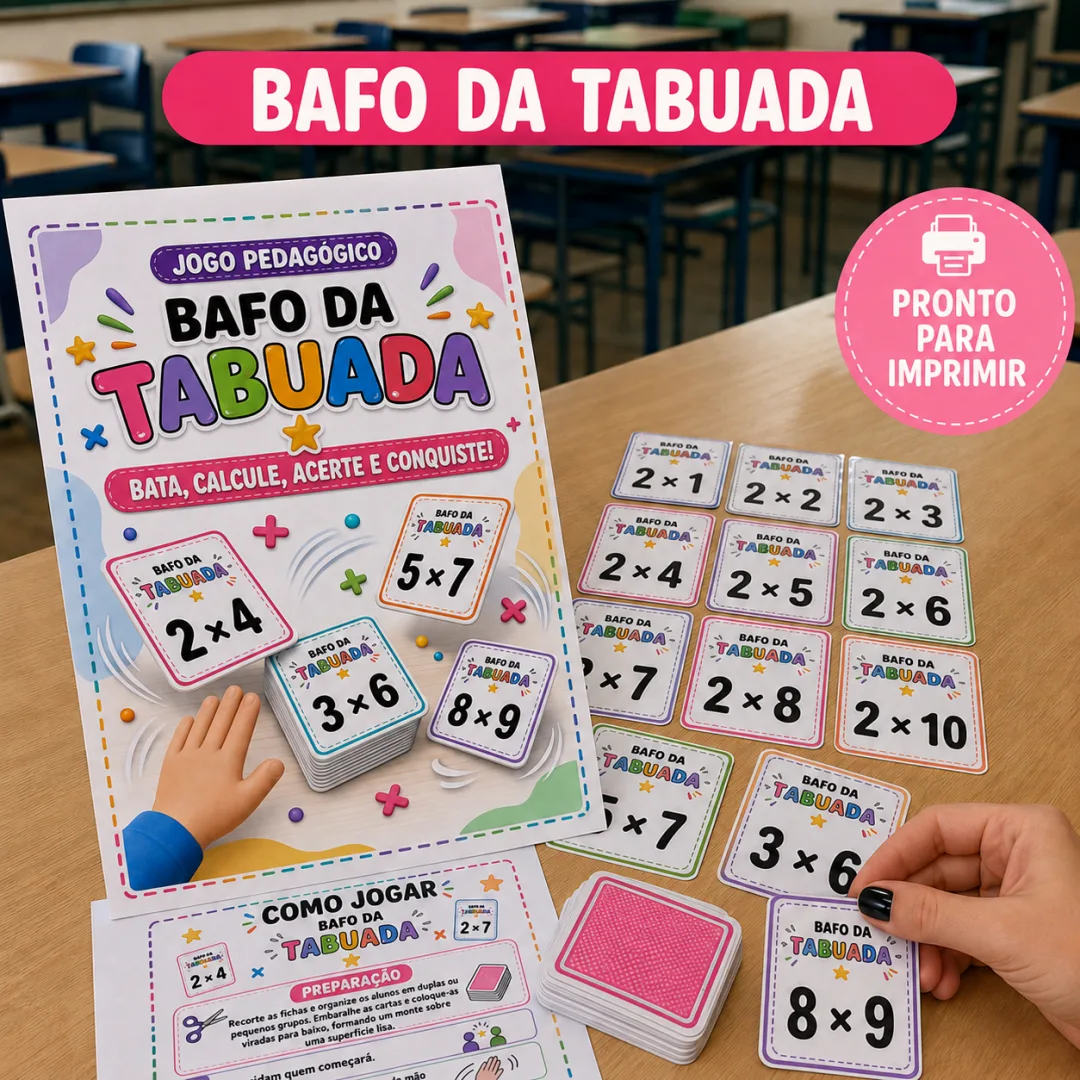 Bafo da Tabuada  Jogo de Multiplicação 