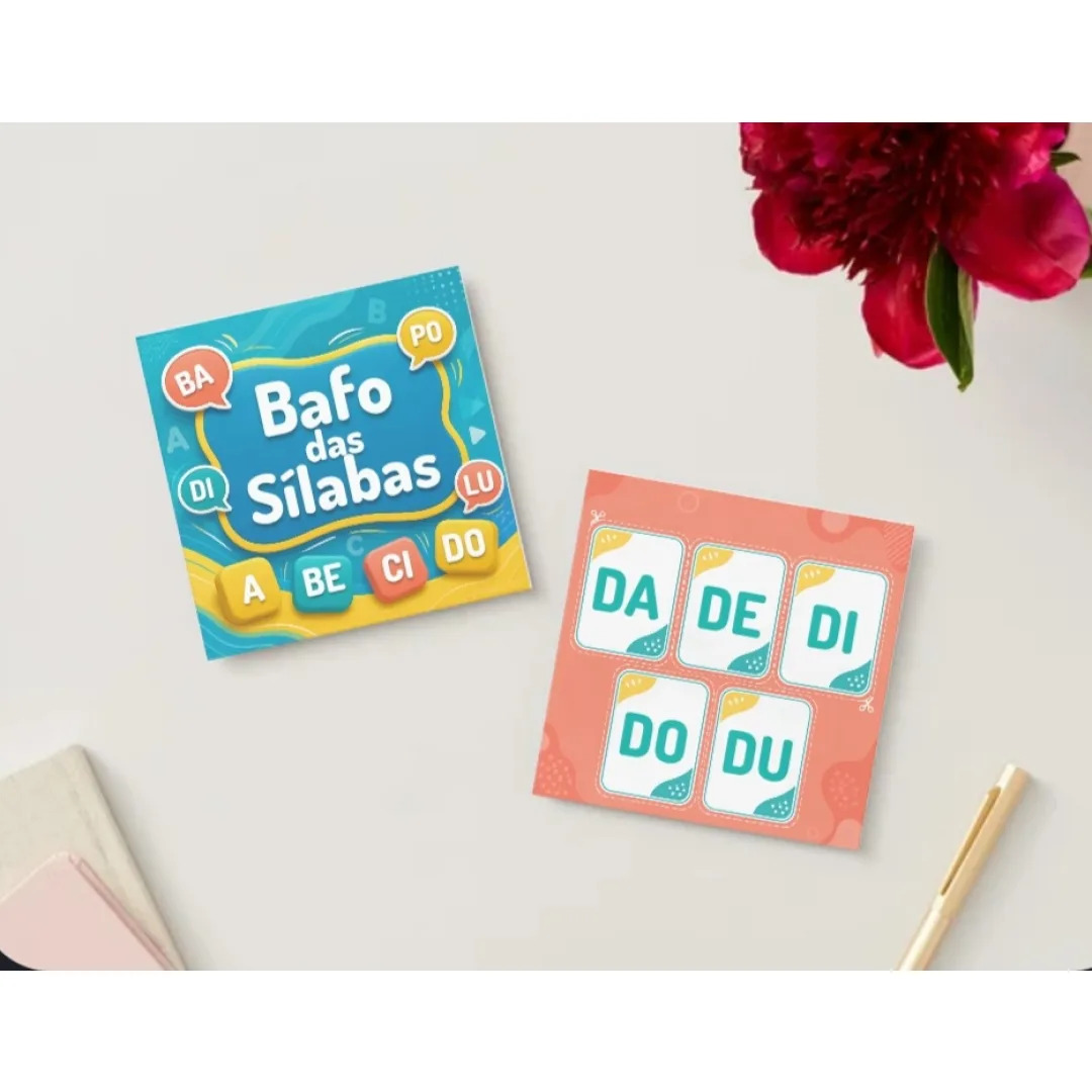 Bafo das Sílabas - Jogo de Cartas - Ed. Infantil e 1°ano - PDF