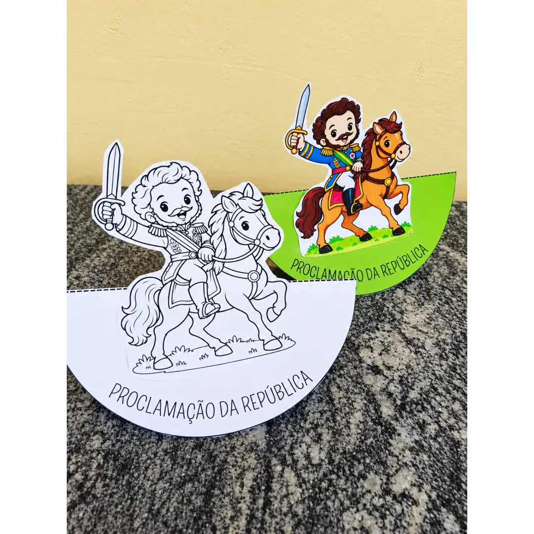 Atividade 3D Proclamação da República - 1º Ano Educação Infantil - PDF